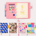 Neue modische Mode A5 PU Leder Binder Planer, Macarons Notebooks Schreibwaren